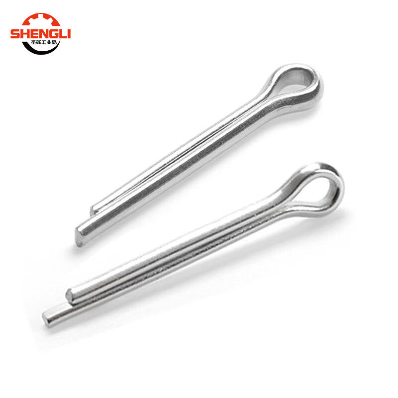 Saint-Gross GB91 galvanized cotter pins, snap pins, hairpin pins, spring pins M4*50 [100 pieces]