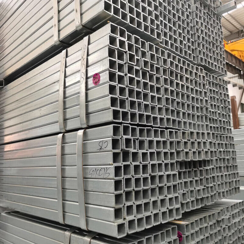 Steel Precast Products Hot-dip galvanized square tube, rust-proof galvanized rectangular tube, square tubing, welded steel pipe 50*50*2.5, price per meter