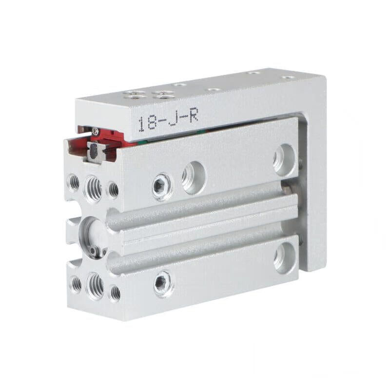 AirTAC side rail type precision slide cylinder, double acting, with magnetic ring; HLH6X25S