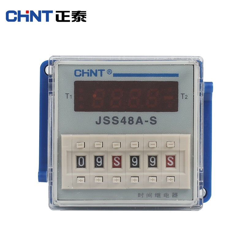 Chint (CHNT) JSS48A-S-AC220V digital display cycle control time relay AC220V
