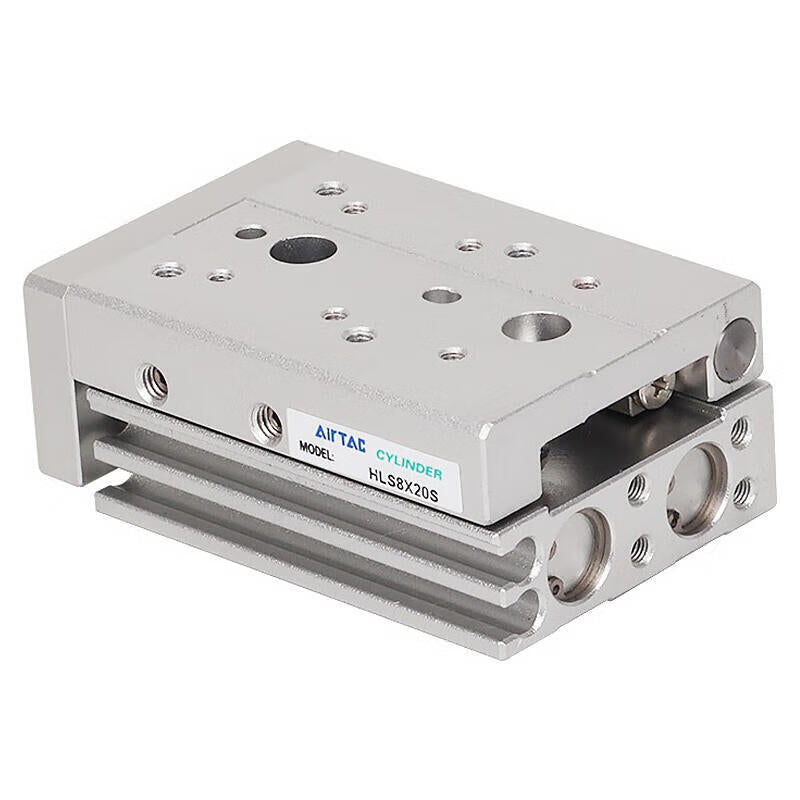 AirTAC double-axis precision slide cylinder, standard ball bearing, double acting, with magnetic ring; HLS12X30S