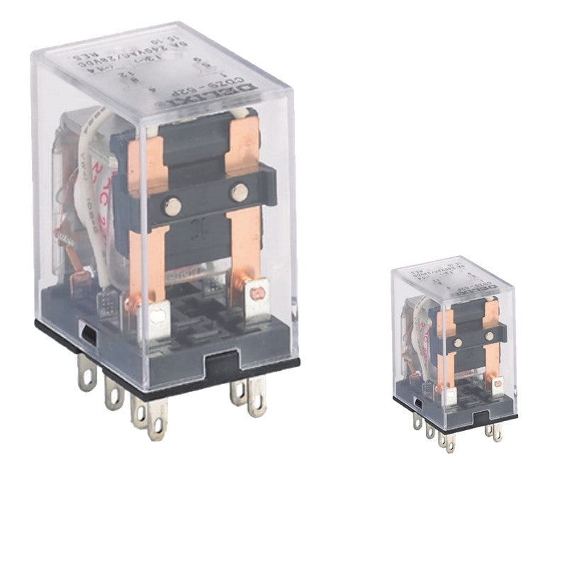 Delixi small electromagnetic relay CDZ9-52P DC24V CDZ952DB Unit: individual