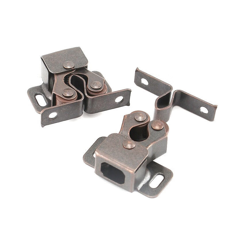 Deyu Crafts Products - Door Stoppers for Cabinets, Flat Bottom, Gold, 10pcs/with Screws
