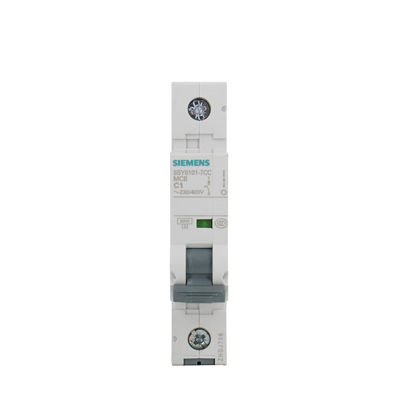 Siemens circuit breaker 5SY6101-7CC Type C 1A 1P 6KA single in and single out air switch main circuit breaker