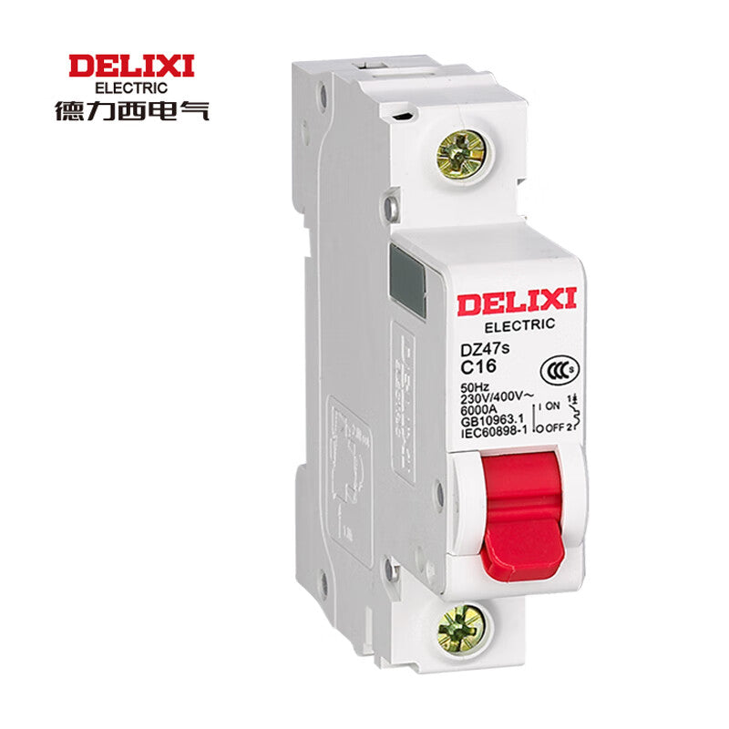 Delixi air switch small circuit breaker DZ47s C type 1P 16A; DZ47SN1C16