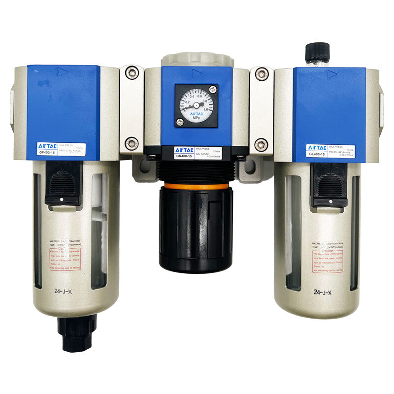 AirTAC air source treatment component, triple piece (attached table, with bracket); GC40015F1