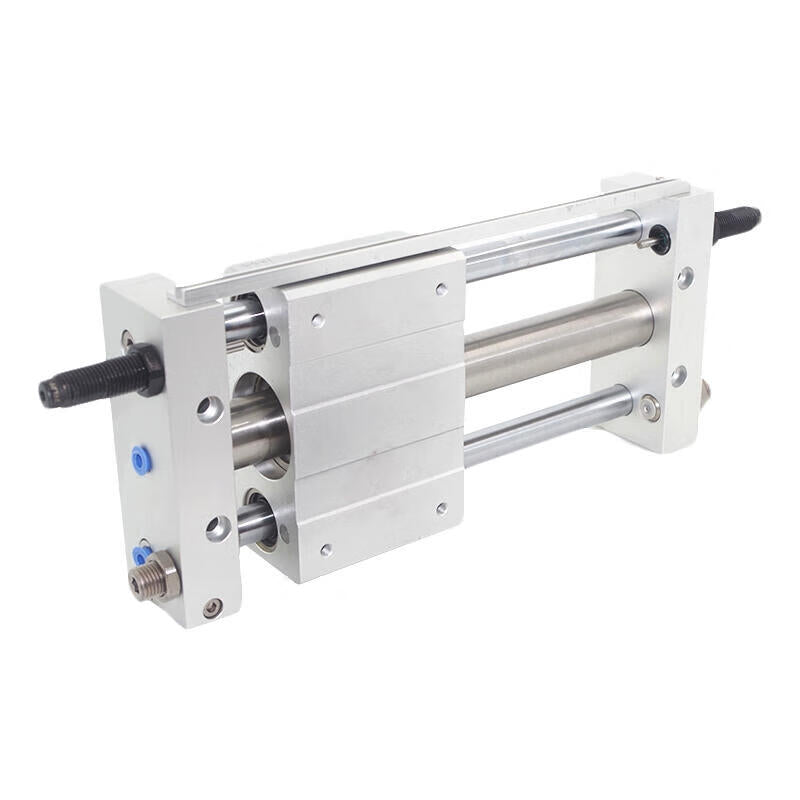 AirTAC magnetically coupled rodless cylinder (guide rod type), hydraulic buffers at both ends, with magnetic ring; RMT25X400SA