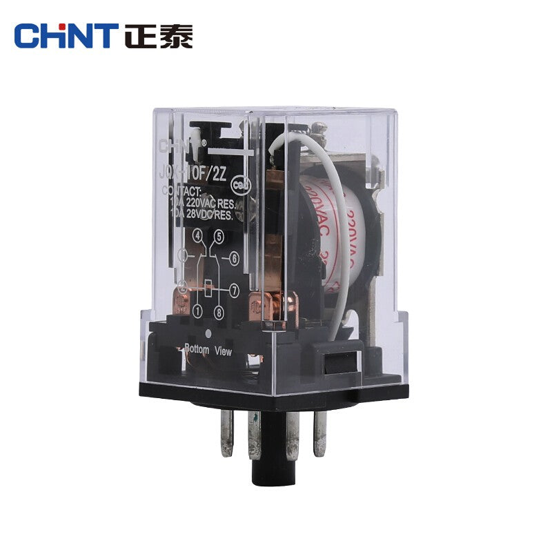 Chint (CHNT) JQX-10F/2Z-AC220V small intermediate relay 8 feet wide