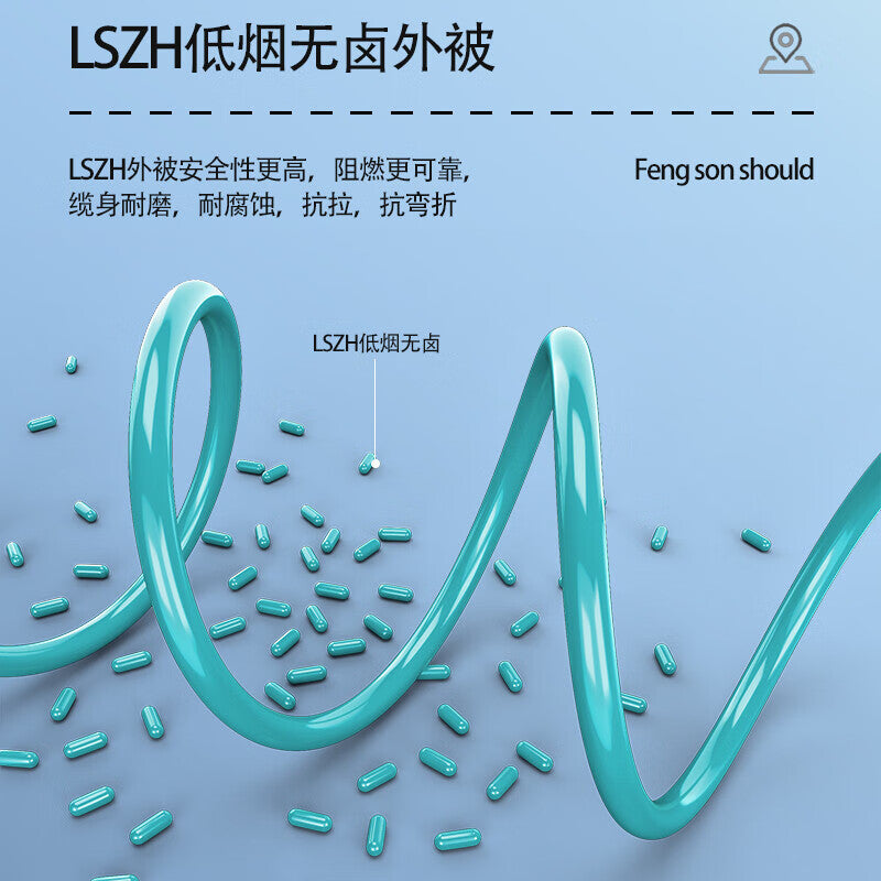 Fengyingzi 10 Gigabit Multimode FC-FC OM3 Fiber Optic Patch Cord, 10 Meters, Indoor OM3 Fiber Optic Cable, Dual-Core, Engineering Data Center Pigtail, FYZ-GT348L