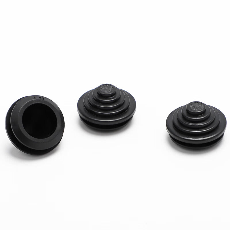 Ren Dian Environmental Protection Tower-Shaped Sealing Ring, Pagoda-Shaped Cable Protector, Rubber Tapered Threaded Cap Cable Pass-through Coil, Environmental Protection Tower-Shaped Opening 50mm (10 pieces)