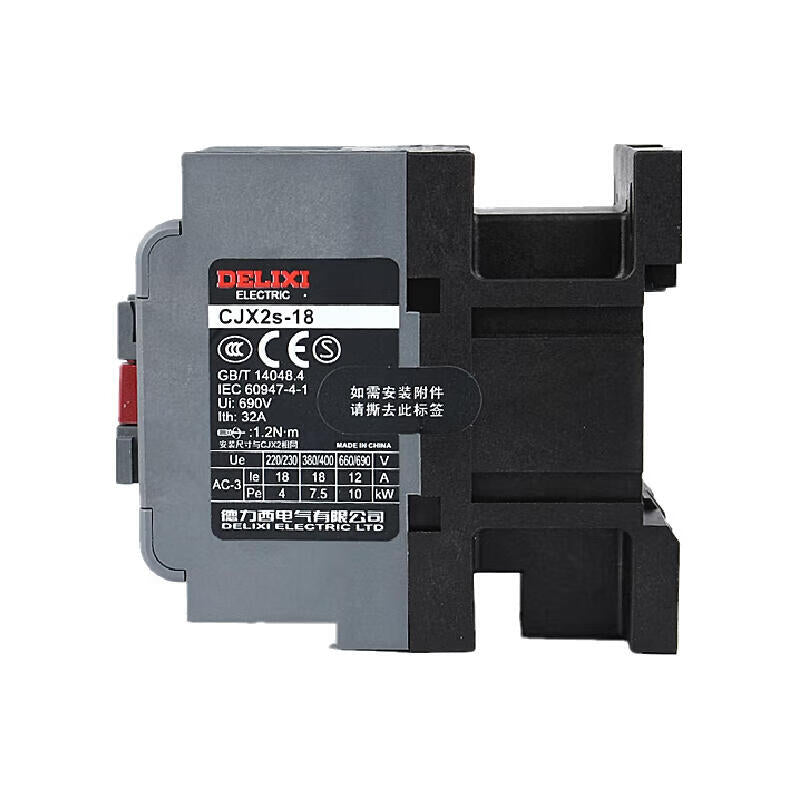 Delixi Electrical AC contactor; CJX2s-1811 36V 50Hz