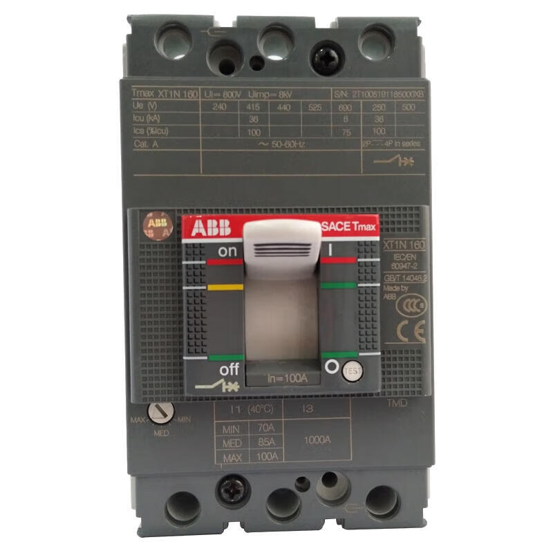 ABB XT1N160 TMD32-450 FF 3P Molded Case Circuit Breaker