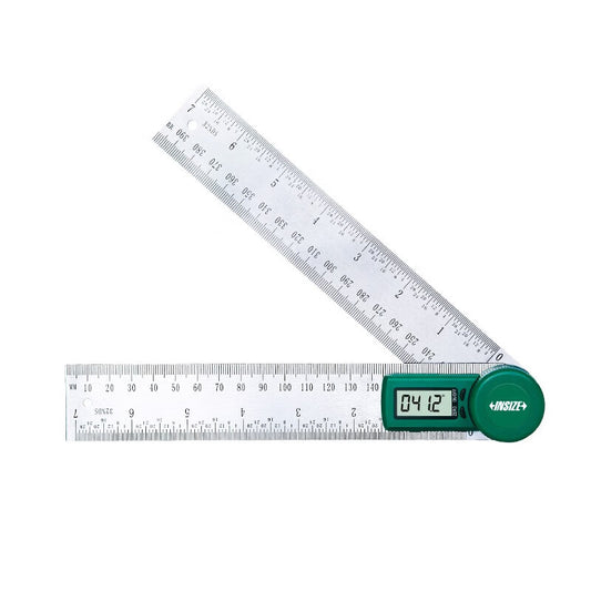 INSIZE Digital Protractor, Angle Gauge, Electronic Protractor 360° Measuring Tool 2176-300, Measuring Range 300mm