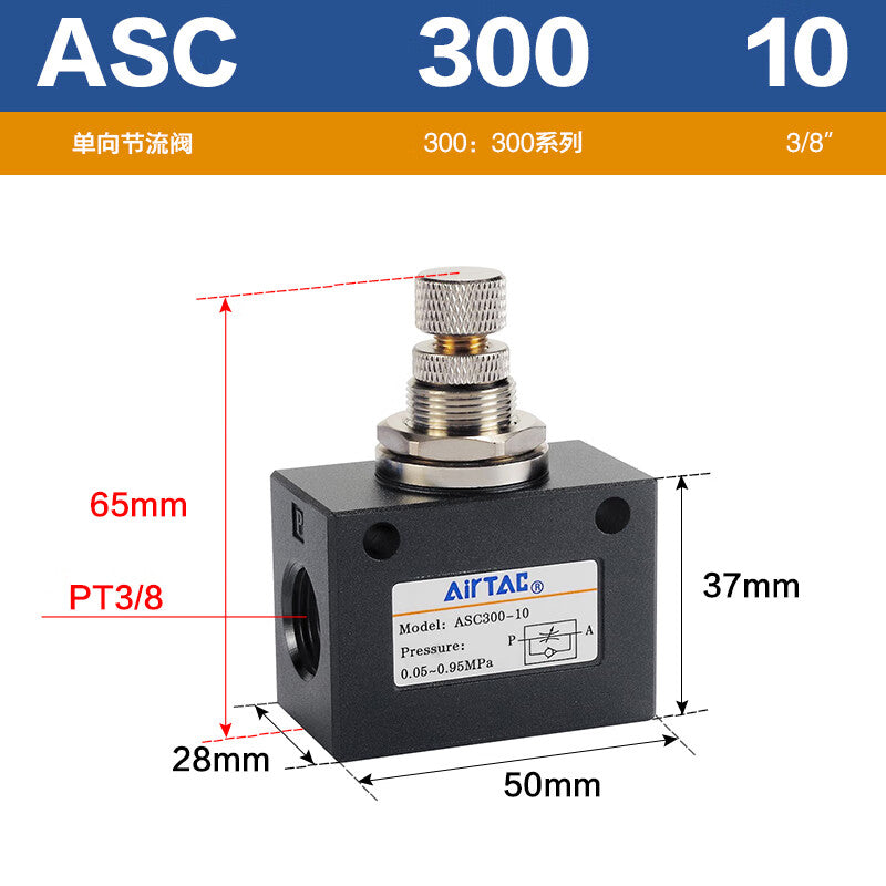 AirTAC Pipeline Check Valve ASC30010