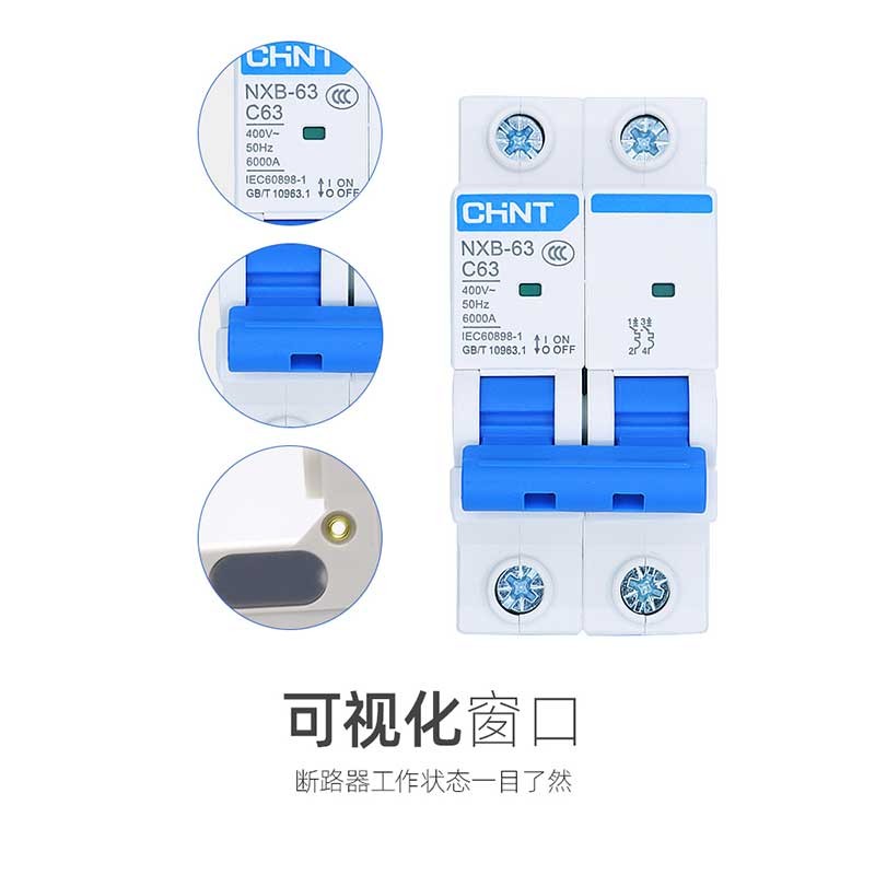 Chint NXB 2P 16A Circuit Breaker with Leakage Protection