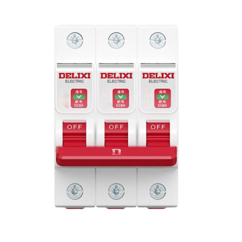 DELIXI ELECTRIC DEB9 Type C 3P 10A Circuit Breaker