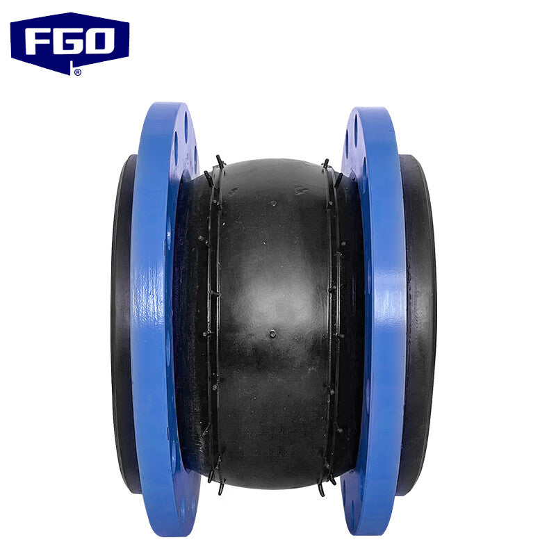 FGO Carbon Steel Rubber Flexible Joint, Single Ball Flexible Joint PN16 KXT-16C DN200 (12-hole flange)