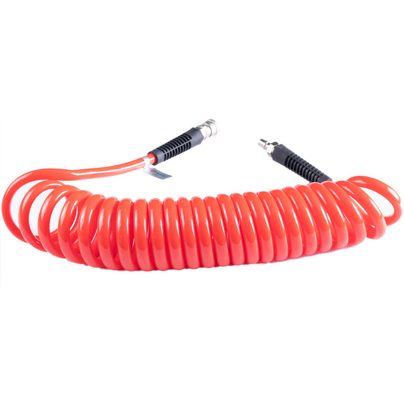 Star Φ10x14 PU spiral air hose 6 meters; 28101