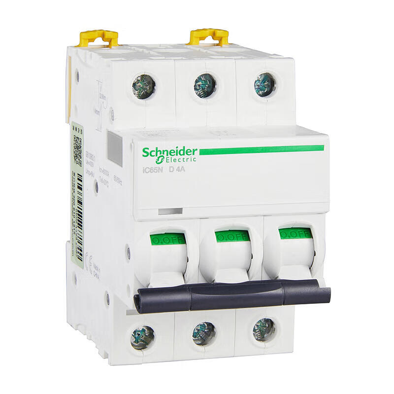 Schneider Electric iC65N 3P D4A Miniature Circuit Breaker