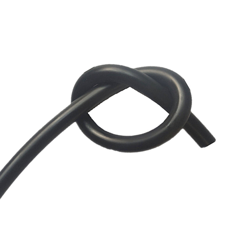 Haisdike HKsq-56 Fluororubber FKM Mechanical Seal Solid O-ring, Black, High Temperature and Acid/Alkali Resistant, Fluororubber Round Strip, 2mm (1 meter)