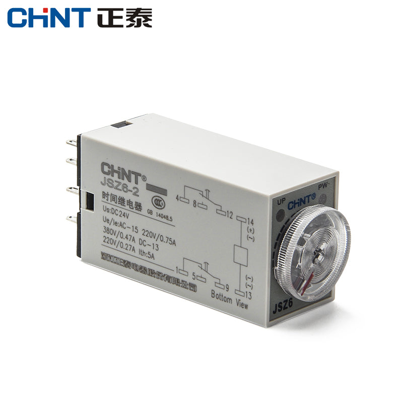 Chint JSZ6-2-30s-DC24V Time Relay Switch AC Adjustable