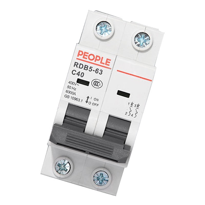 People's Electrical Appliances (PEOPLE) air switch RDB5 circuit breaker leakage protection 2P 40A