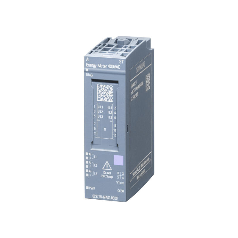 Siemens analog input, energy measurement module, 400VAC, standard, suitable for D0 base unit; 6ES71346PA010BD0