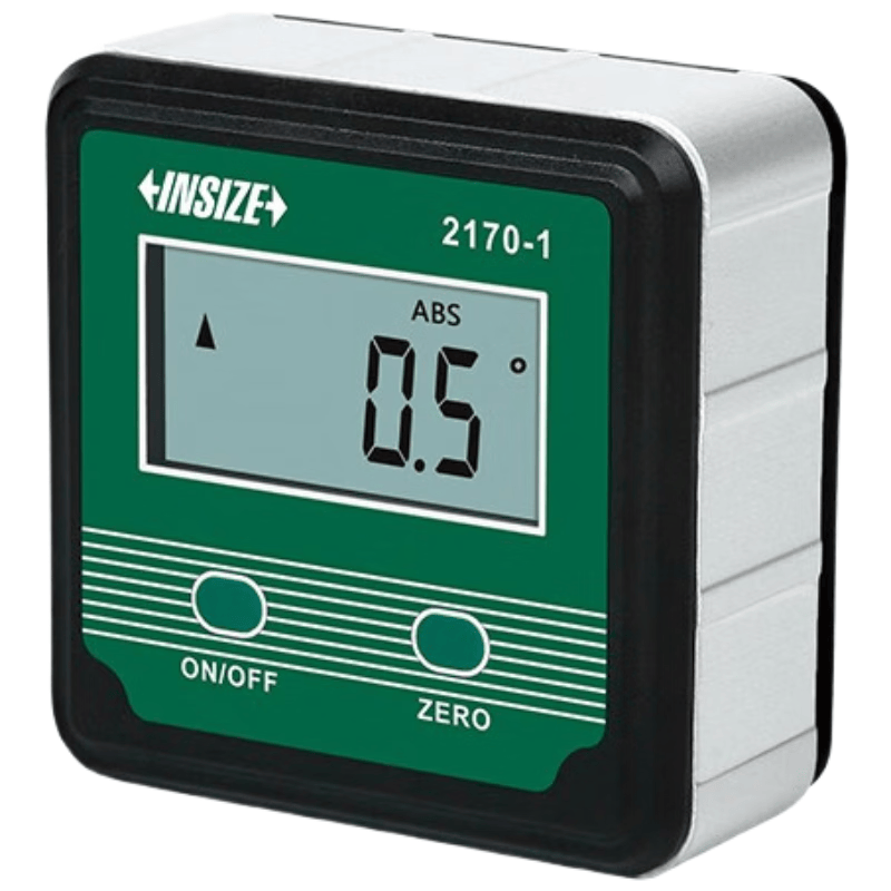 INSIZE Digital Level/Inclinometer, Small Portable, High Precision 0.1°/2170-1, Measuring Range 4x90°