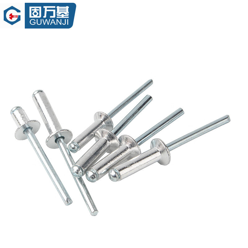 GUWANJI Open-Type Countersunk Head Blind Rivets, Aluminum Countersunk Head Rivets, Flat Head Rivets, M5x20 [100 pieces/pack]