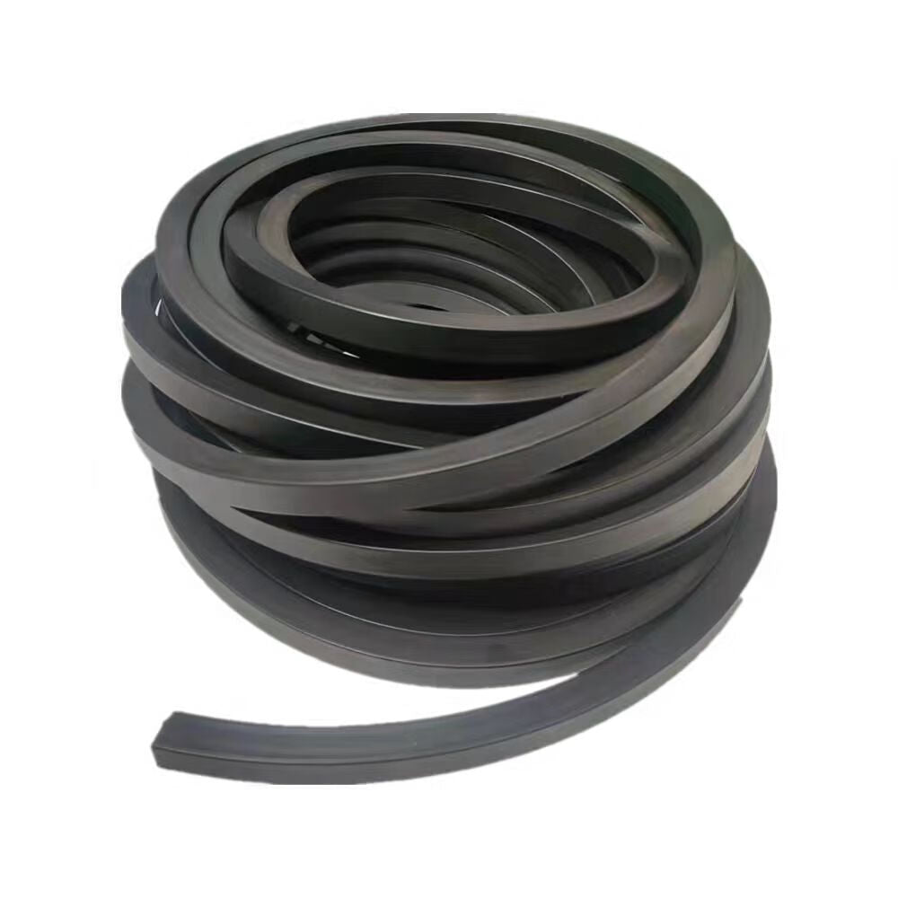 ZHIDE Fluororubber Square Strip, FKM Material Sealing Strip, 6*6, 1 meter