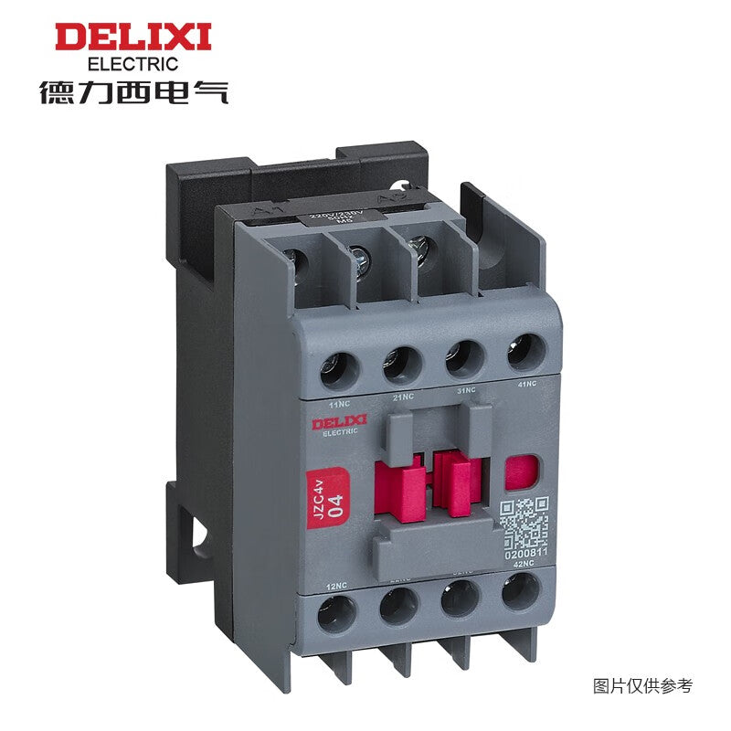 Delixi JZC4v contactor relay 240VAC 0NO+4NC AC 50/60Hz JZC4V04U7 control relay