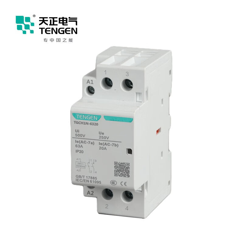 Tianzheng TGCH1N-6320 Small AC Contactor AC230V