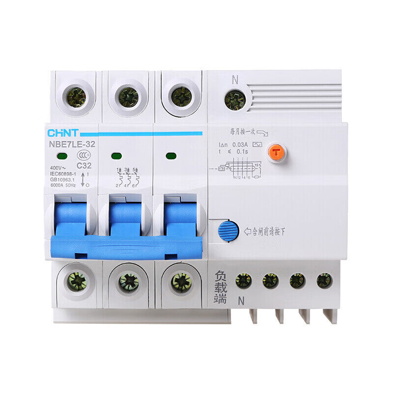 Chint NBE7LE-63 4P 40A Leakage Circuit Breaker with Protection