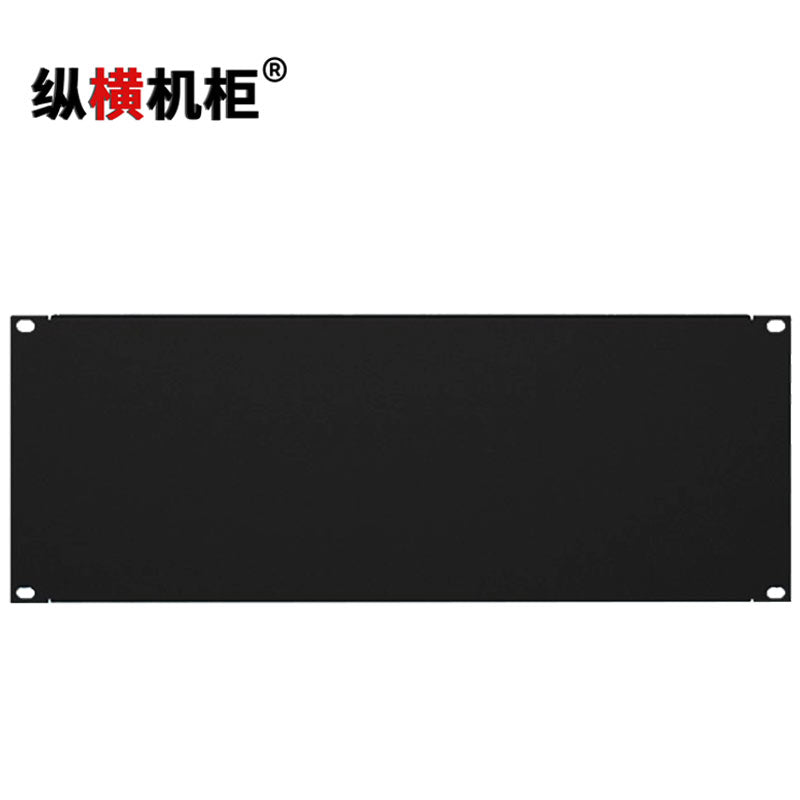Vertical and horizontal cabinet blind plate 4U Thickened 19-inch cabinet black 4U back plate blind plate server cabinet baffle