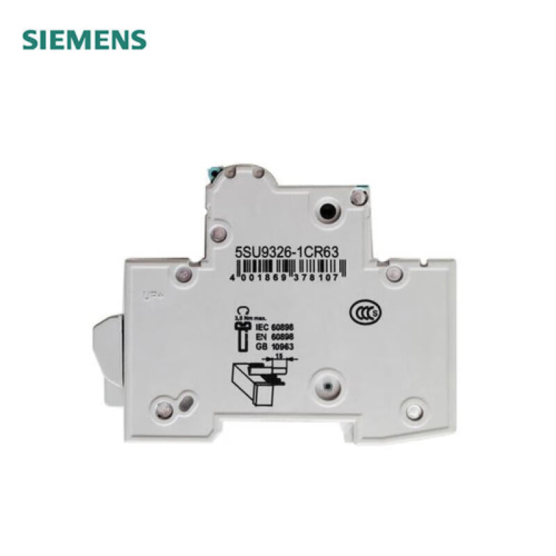Siemens 63A 2P C 6kA 30mA AC Residual Current Circuit Breaker
