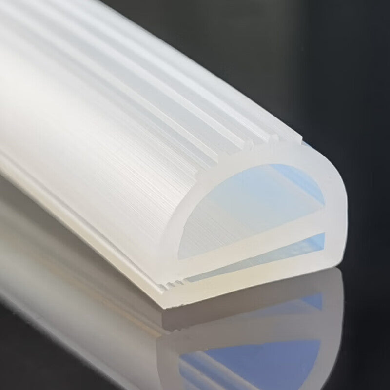 Find Gangbaba E-type silicone high-temperature resistant sealing strips, white/width 20*height 16mm, price per meter, 48-hour service.
