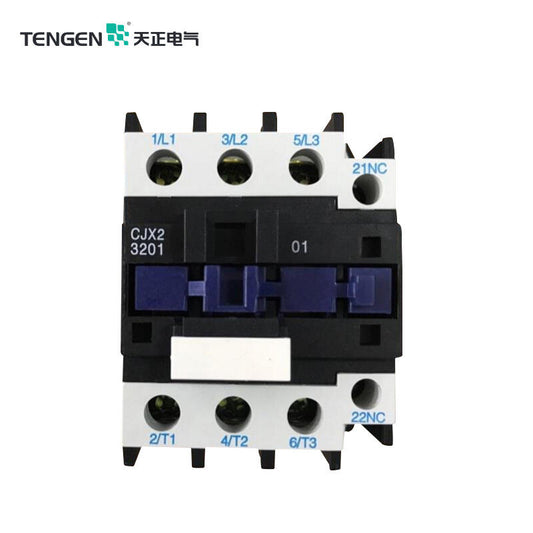 Tianzheng AC contactor rated current 12A coil voltage AC220V; CJX2-12008 220V
