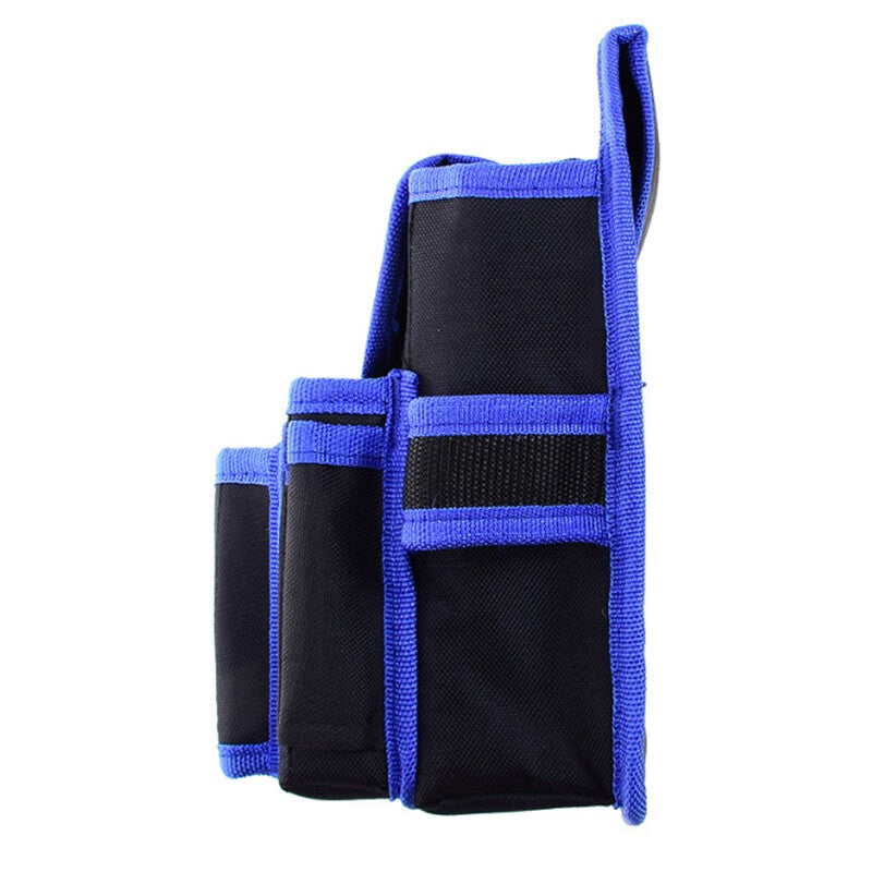 Winstan WST605 Electrician Jack Tool Bag Oxford Cloth Jack Electric Drill Waist Bag Handbag Tool Bag Shoulder Bag 42x28x16cm 2.5kg Thick Blue