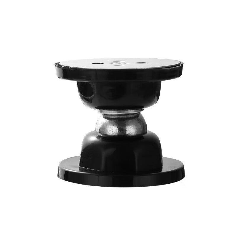 Short, drill-free, high-strength magnetic door stopper/anti-collision door blocker/door stopper, matte black silicone.