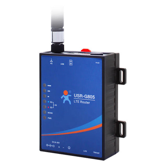 LonHand 4G Industrial Router Wireless Card Wi-Fi LTE Outdoor Networking Single Network Port 4G Version USR-G805 Full Netcom