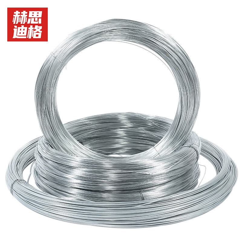 Hesterig JG-280 Industrial Galvanized Iron Wire, Rust-proof Electroplated Iron Wire, Fine Construction Wire [Jingcang] No. 14, 1KG, 2.2mm thick, approximately 34 meters long
