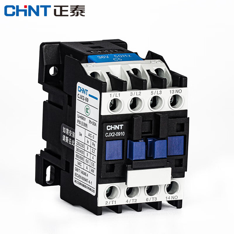 Chint CJX2-0910 AC Contactor 9A Relay for 220V Applications