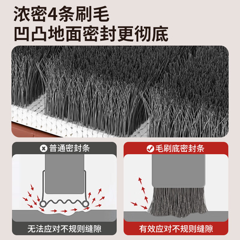 TIMMS door seam sealing strip, soundproof door bottom baffle, windproof bedroom door sound-absorbing cotton, door low frame gap filling strip