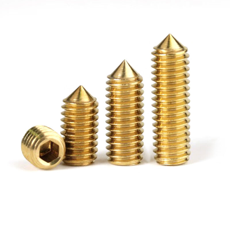 Bairuit brass set screws, M3*4mm, 10 pieces.
