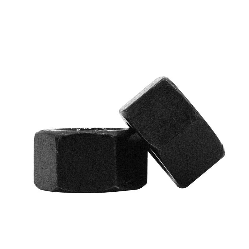 Haisdic Grade 8 Nut, Black Hexagonal High-Strength Nut, GB6170 Type A, Carbon Steel Nut, M27 (1 piece) HKYC-107