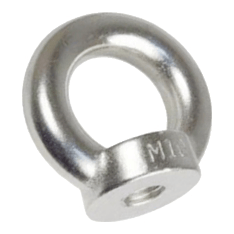 Runhong Tools 304 Stainless Steel Nuts and Bolts, Ring Lifting Eye Nuts, Customizable M10, One Piece