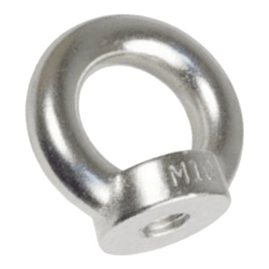 Runhong Tools 304 Stainless Steel Nuts and Bolts, Ring Lifting Eye Nuts, Customizable M10, One Piece