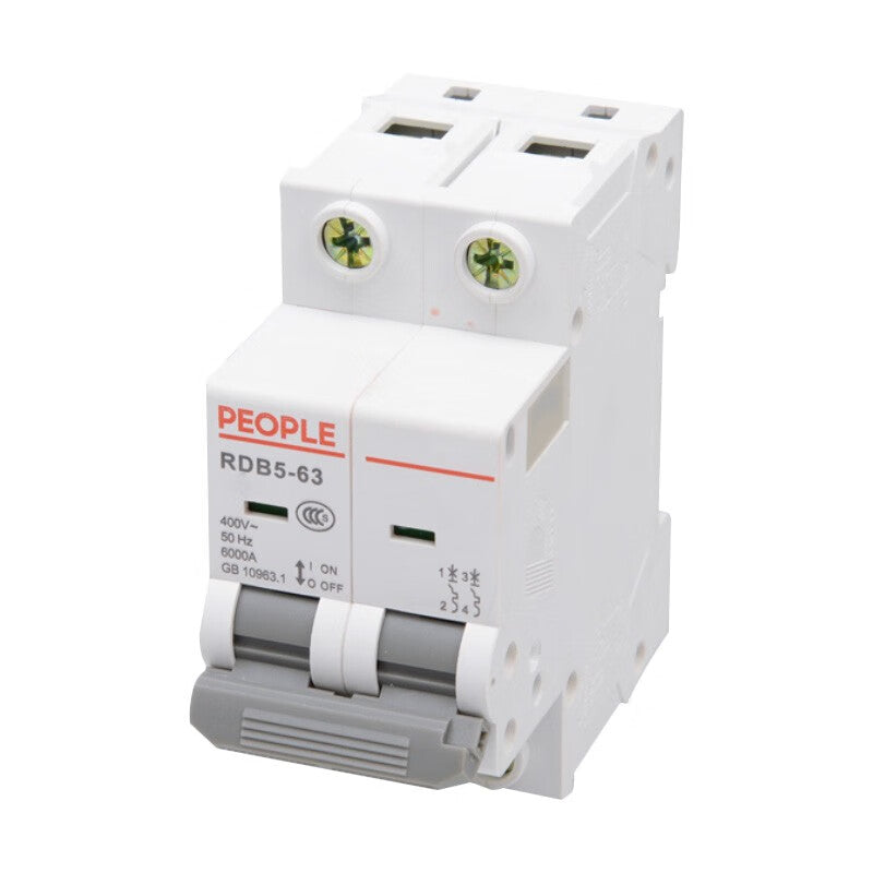 People's Electric Small Circuit Breaker RDB5-63 C25 2P