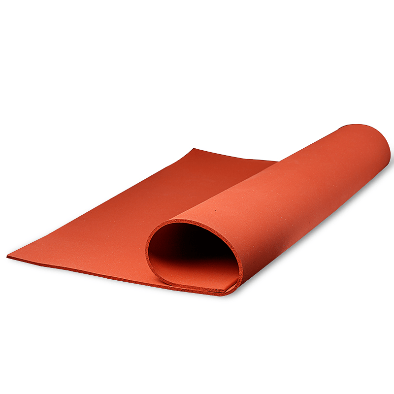 Jingxin Chemical Silicone Foam Board Red High Temperature Resistant Sponge Hot Stamping Sealing Heat Press Machine Foam Pad Sealing Gasket Shock Absorbing and Heat Insulating Pad