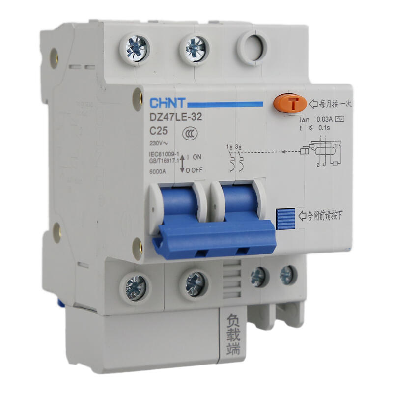 Chint leakage miniature circuit breaker; DZ47LE-32 2P C25 30mA